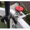 HOLLY STABIELO Schirmhalter 360° bis 65mm Durchmesser mit Edelstahl-Konus für Stöcke bis max. 38mm Durchmesser
