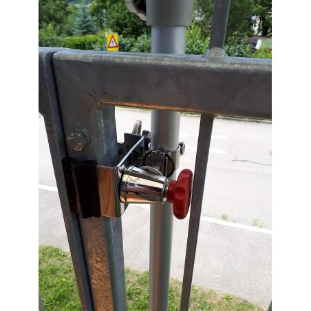 HOLLY STABIELO Schirmhalter bis 65mm Durchmesser mit Edelstahl-Konus für Stöcke bis max. 38mm Durchmesser