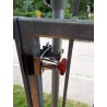 HOLLY STABIELO Schirmhalter 360° bis 65mm Durchmesser mit Edelstahl-Konus für Stöcke bis max. 38mm Durchmesser