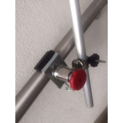 HOLLY STABIELO Schirmhalter 360° bis 40mm Durchmesser mit Edelstahl-Konus für Stöcke bis max. 38mm Durchmesser