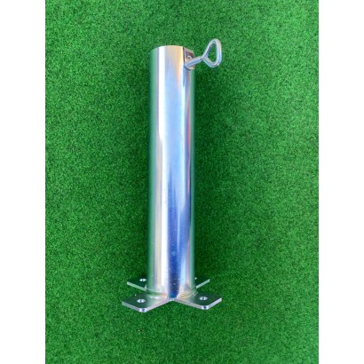 HOLLY STABIELO Plate umbrella stand made of 4mm steel for umbrella poles up to 60mm diameter, concrete slabs 40x40, made in Germ