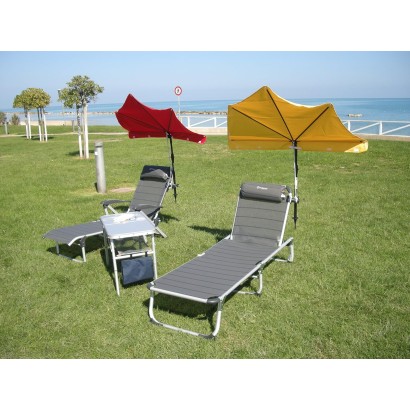 MADE IN BW - HOLLY Edelstahl-Schirmhalter 360° drehbar 50mm Durchmesser Brüstungshalter für Stöcke bis 30mm Durchmesser PATENT