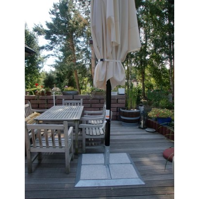 MADE IN BW - STABIELO Klappbarer Markt - Schirmständer für Schirmstöcke bis 40mm Durchmesser