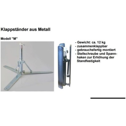 MADE IN BW - STABIELO Klappbarer Markt - Schirmständer für Schirmstöcke bis 40mm Durchmesser