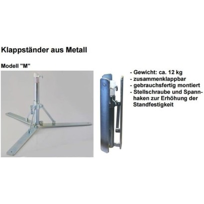 MADE IN BW - STABIELO Klappbarer Markt - Schirmständer für Schirmstöcke bis 55mm Durchmesser