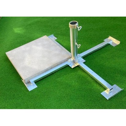 MADE IN BW - STABIELO Sicherheits - Plattenständer für Platten 40x40cm und Schirmstöcke bis 55mm