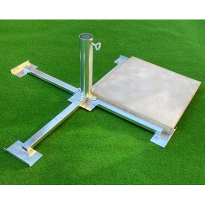 MADE IN BW - STABIELO 4mm Stahlhülsen - Plattenständer für Platten 50x50cm und Schirmstöcke bis 60mm