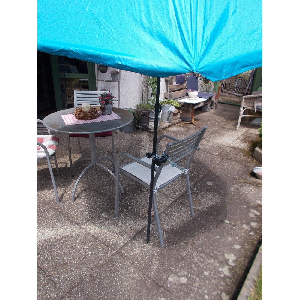 MADE IN BW - HOLLY 2x Kleiner 360° drehbarer Brüstungshalter Spannweite max. 35mm für Stöcke max. Ø 30mm