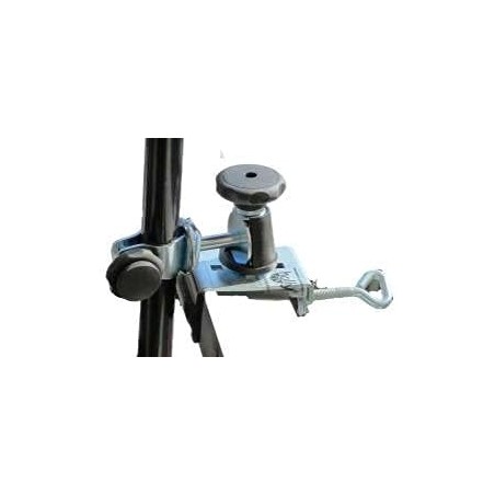 MADE IN BW - HOLLY 360° drehbarer Brüstungshalter max. 60mm Spannweite für Stöcke max. Ø 30mm