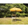 MADE IN BW - HOLLY UV Sonnenschutzfächer gelb für Stuhl/Liege und Halter 360° drehbar