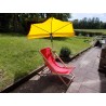 MADE IN BW - HOLLY UV Sonnenschutzfächer gelb für Stuhl/Liege und Halter 360° drehbar