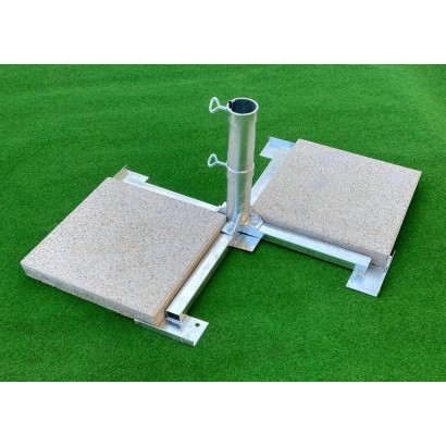 MADE IN BW - STABIELO Sicherheits Plattenschirmständer für 50er Platten und 60er Stöcke