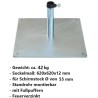 STABIELO Gross-Schirm Metall Plattenständer für Stöcke bis 55mm Durchmesser