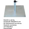 STABIELO Gross-Schirm Metall Plattenständer für Stöcke bis 60mm Durchmesser