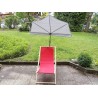 HOLLY DUO-MASTERHOLDER holder for Chair Beach with UV-PROTECTION FAN SHADOWS, natural color and 360° GVC multi-holder