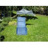 HOLLY DUO-MASTERHOLDER holder for Chair Beach with UV-PROTECTION FAN SHADOWS, natural color and 360° GVC multi-holder
