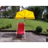 HOLLY DUO-MASTERHOLDER holder for Chair Beach with UV-PROTECTION FAN UMBRELLA color yellow and 360° GVC multi-holder