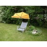 HOLLY DUO-MASTERHOLDER holder for Chair Beach with UV-PROTECTION FAN UMBRELLA color yellow and 360° GVC multi-holder