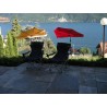 HOLLY DUO-MASTERHOLDER holder for Chair Beach with UV-PROTECTION FAN UMBRELLA color yellow and 360° GVC multi-holder