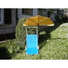 HOLLY DUO-MASTERHOLDER holder for Chair Beach with UV-PROTECTION FAN UMBRELLA color yellow and 360° GVC multi-holder