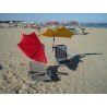 HOLLY DUO-MASTERHOLDER holder for Chair Beach with UV-PROTECTION FAN UMBRELLA color yellow and 360° GVC multi-holder