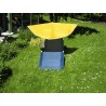 HOLLY DUO-MASTERHOLDER holder for Chair Beach with UV-PROTECTION FAN UMBRELLA color yellow and 360° GVC multi-holder