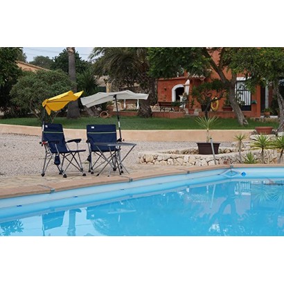 HOLLY-STABIELO travel leisure set with fan umbrella white