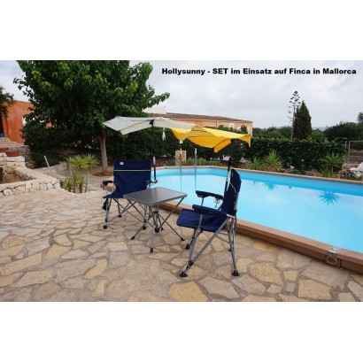 STABIELO UV PE Sonnenschirmständer mit Rollen weiss zum Füllen mit Wasser / Sand für Schirmstöcke bis 42 mm Durchmesser