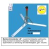 HOLLY STABIELO parasol base made of 4mm German steel, foldable model M40