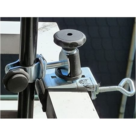 HOLLY-STABIELO-Multi holder, rubberized umbrella holder, for poles up to 35mm diameter, with jaw opening up to 65mm