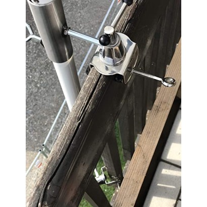 HOLLY-Duo-Masterholder 360° umbrella holder made of stainless steel