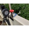 HOLLY duo masterholder, umbrella holder, balcony clip made of stainless steel
