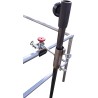 HOLLY parasol holder, stainless steel multi-holder