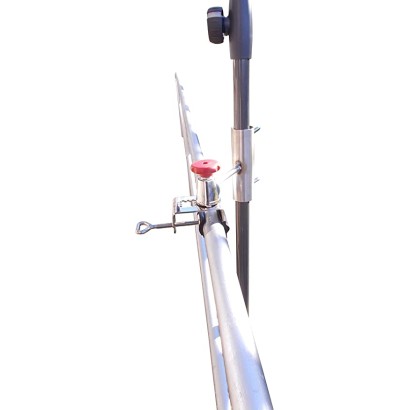 HOLLY parasol holder, stainless steel multi-holder