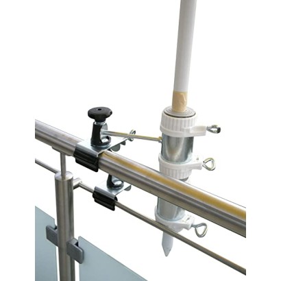 HOLLY parasol holder, multi-holder made of bright galvanized steel