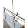 HOLLY parasol holder, multi-holder made of bright galvanized steel