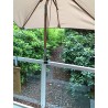 HOLLY-Duo-Masterholder parasol holder, 360°, made of stainless steel