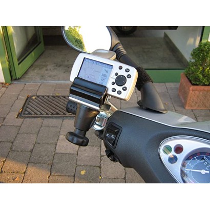 HOLLY rubberized parasol holder made of bright galvanized steel