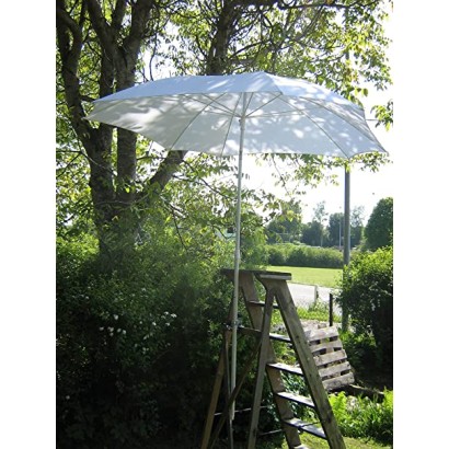 HOLLY rubberized parasol holder made of bright galvanized steel
