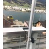 HOLLY Sonnenschirmhalter für Balkongeländer