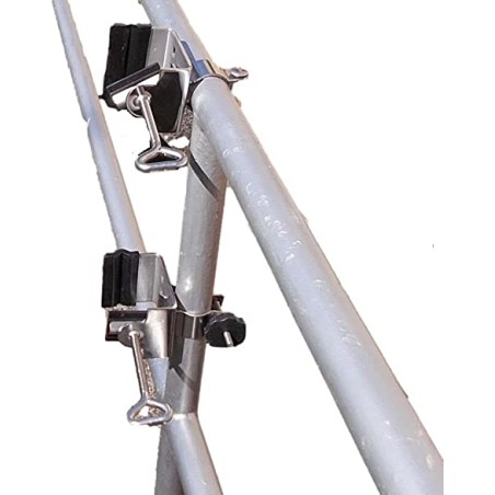2 Stück HOLLY Sonnenblenden-/Sonnenschirm-Universalhalter VE-HO-SC patentiert aus rostfreiem Edelstahl