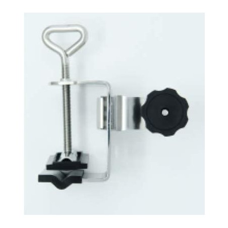HOLLY Parasol holder for balcony railings, various fastening options, made of stainless steel
