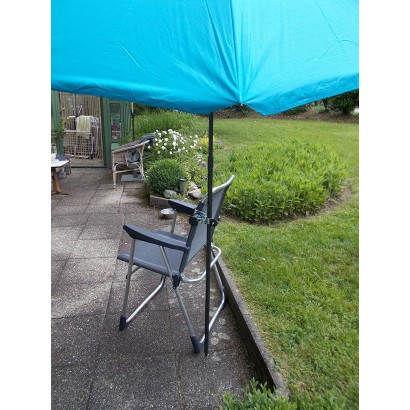 HOLLY-STABIELO umbrella holder, 360° rotatable, with stainless steel sleeve