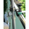 HOLLY-STABIELO umbrella holder 360° rotatable made of bright galvanized steel