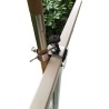 HOLLY-STABIELO umbrella holder 360° rotatable made of bright galvanized steel