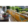 HOLLY-STABIELO balcony umbrella holder made of bright galvanized steel
