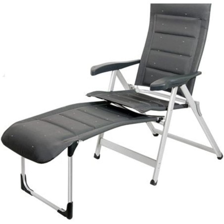 STABIELO ISABELLA Comfort recliner Thor, with leg rest, light grey