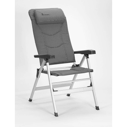 STABIELO ISABELLA Comfort recliner Thor, with leg rest, light grey