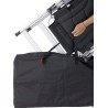2 pieces of STABILO folding chair Thor, light grey, exclusive with transport bag
