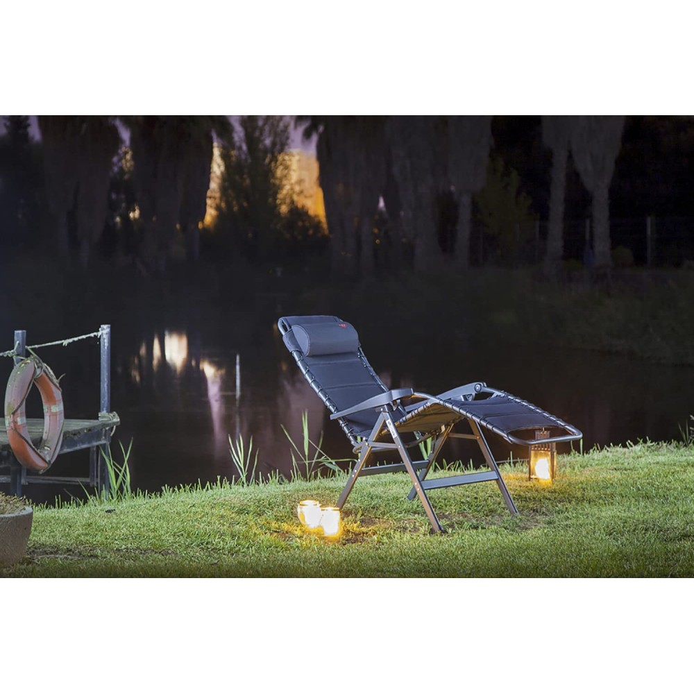 HOLLY CRESPO Relax-Sessel AP232 DL Deluxe Aluminium schwarz